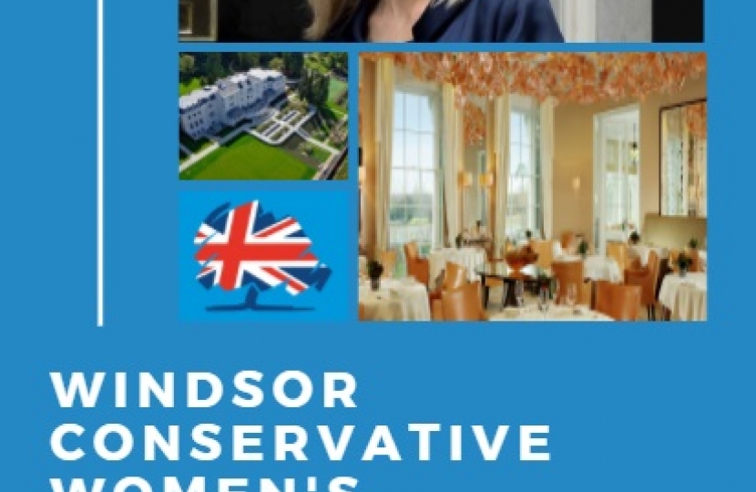 Esther McVey Lunch Flyer